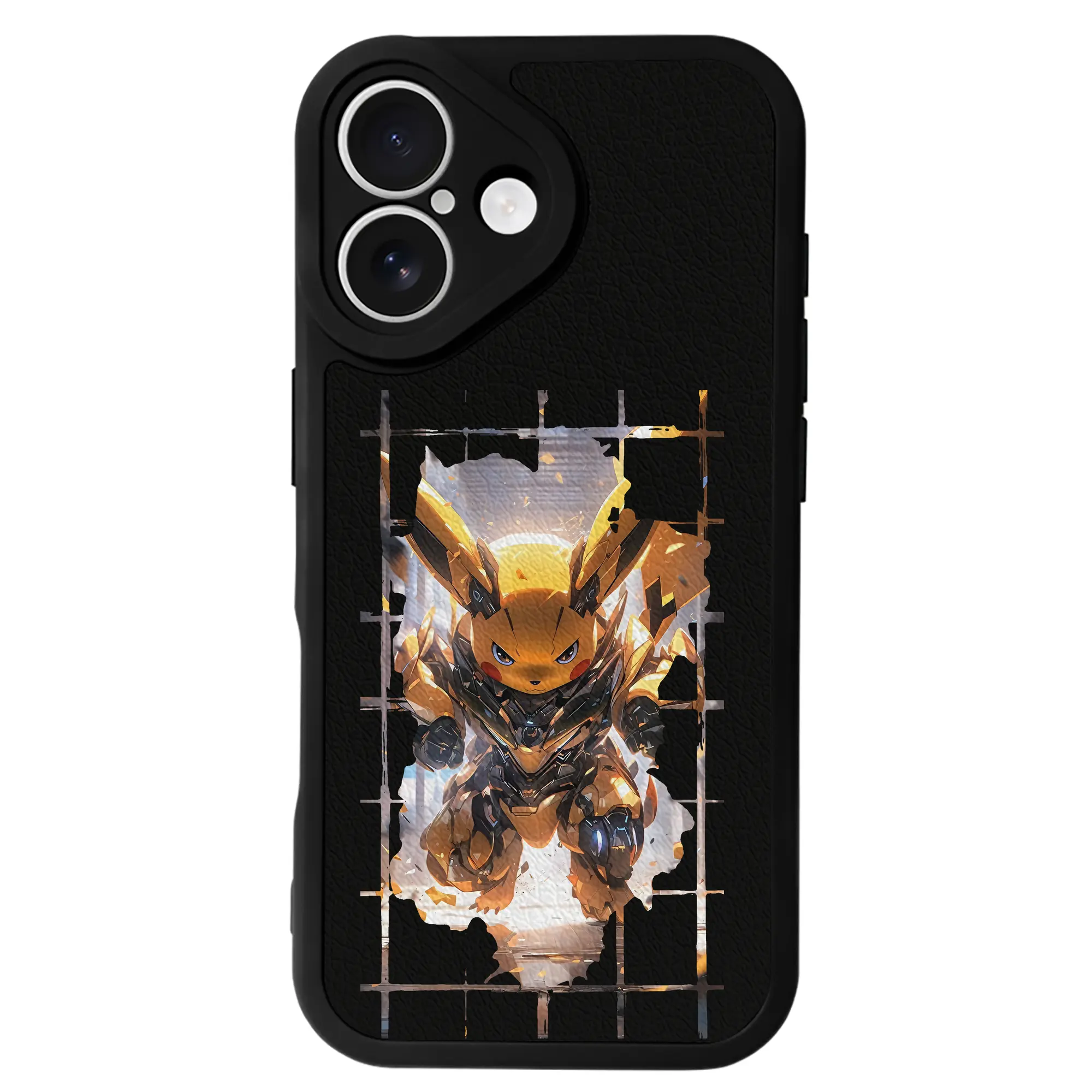 ポケモン グッズ,ピカチュウ - IPhone 16シリーズ対応 ・ シリコンスマホケース ・ レザー調 ・ 高精度フィット ・ 耐衝撃 ・ ワイヤレス充電対応 ・ 精密カット